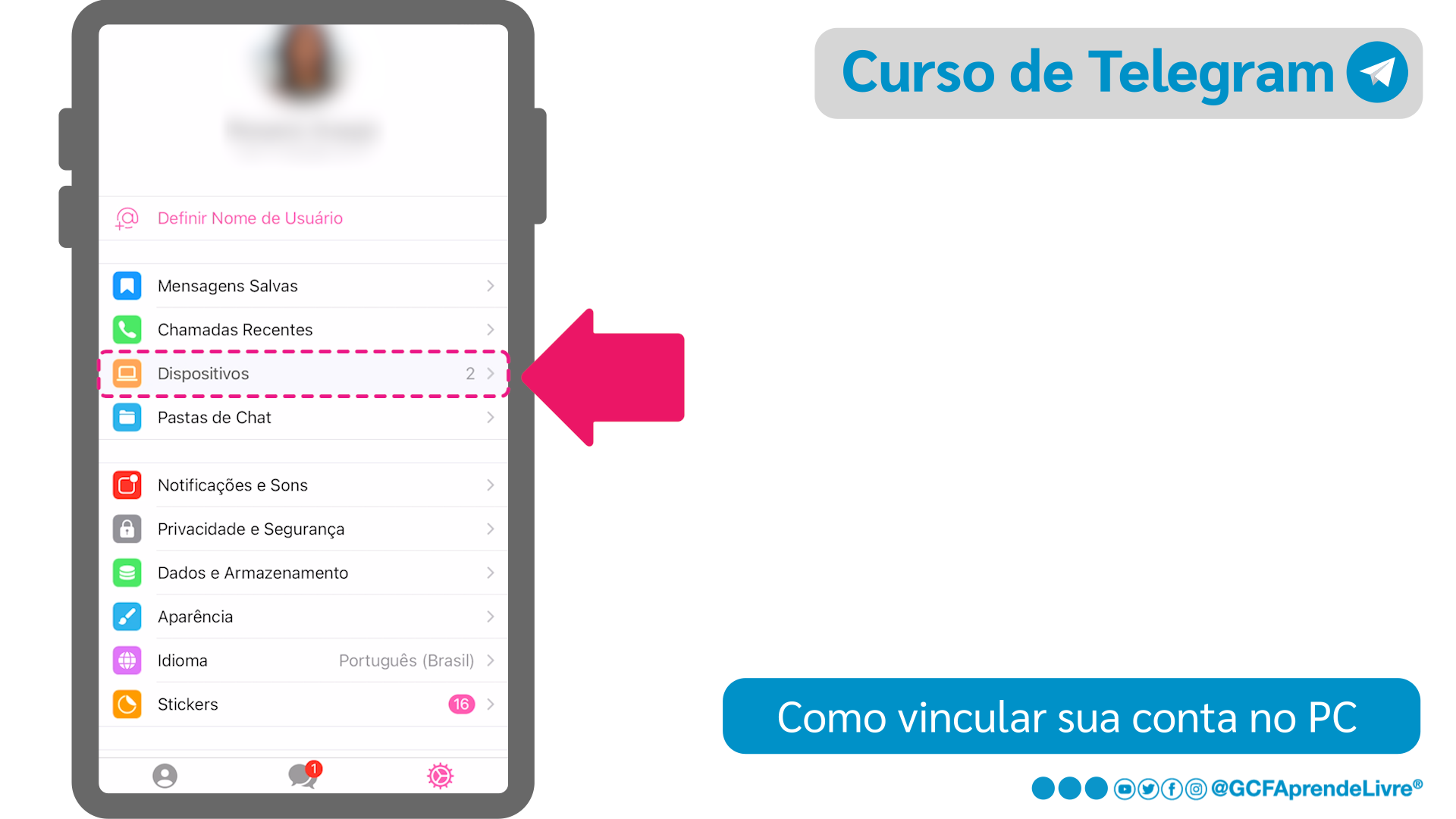 Como baixar o Telegram no PC: escanear código do iPhone 2